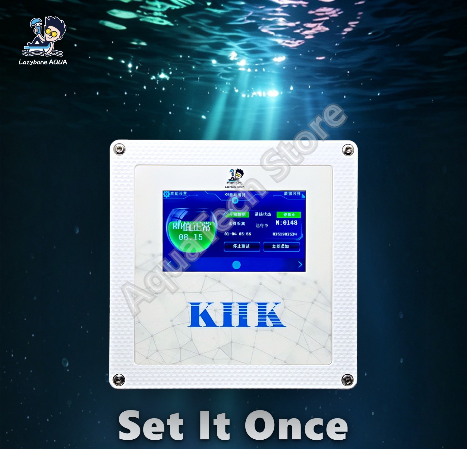 جهاز Lazybone KHK KH Auto Main - مراجعة Marine Aquarium Alkalinity وسعره
