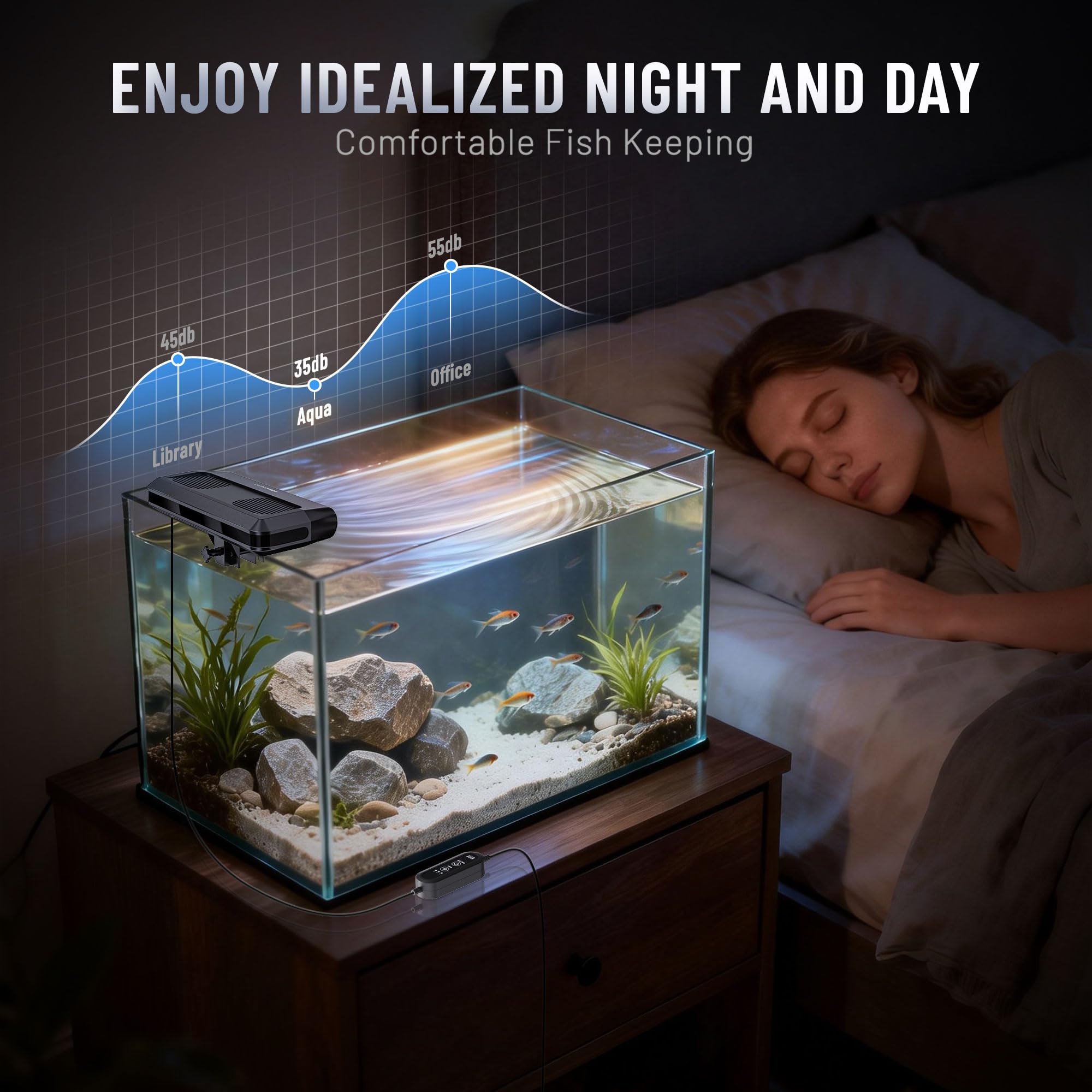 مروحة حوض السمك، مبرد حوض السم - مراجعة Marine Aquarium Chiller وسعره